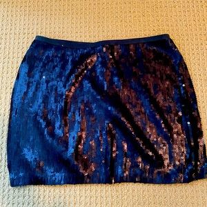 Chan Luu Sequin Mini Skirt